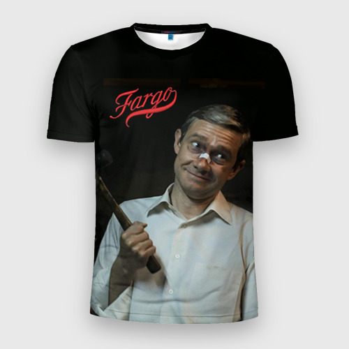 Мужская футболка 3D Slim с принтом Fargo, вид спереди #2