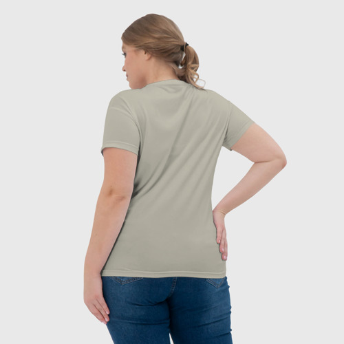 Женская футболка 3D с принтом Lana Del Rey, вид сзади #2
