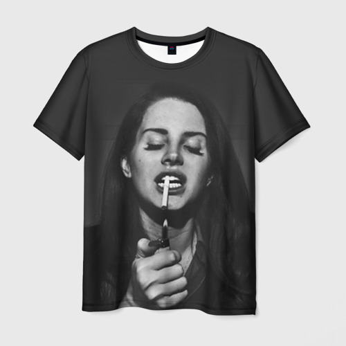 Мужская футболка 3D с принтом Lana Del Rey, вид спереди #2