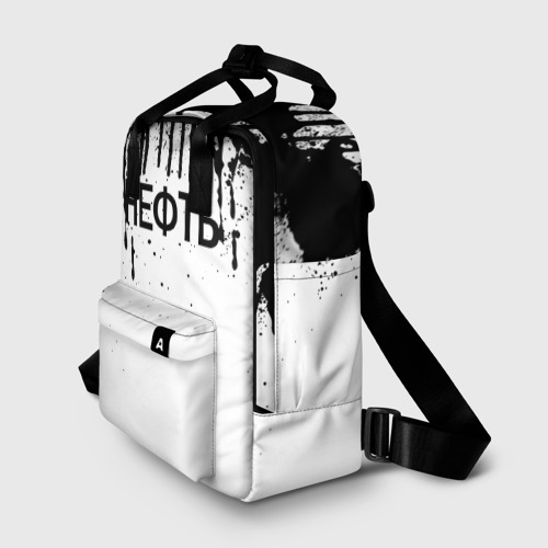 Женский рюкзак 3D с принтом Нефть, фото на моделе #1