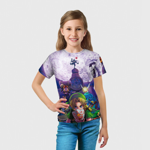 Детская футболка 3D с принтом The Legend of Zelda, вид сбоку #3