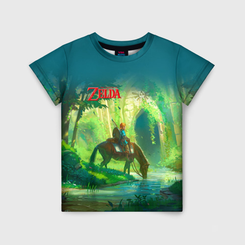 Детская футболка 3D с принтом The Legend of Zelda, вид спереди #2