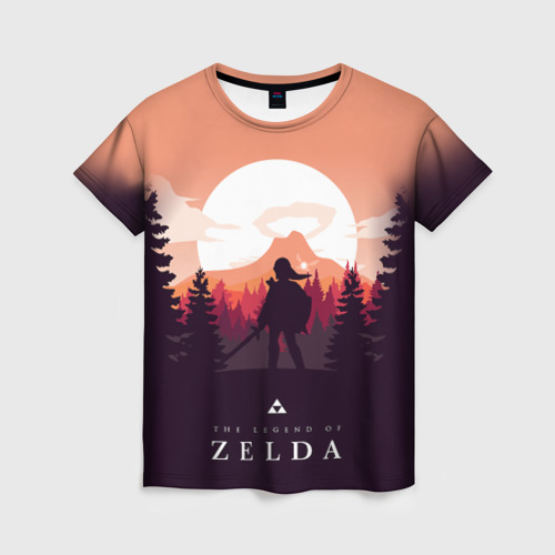 Женская футболка 3D с принтом The Legend of Zelda, вид спереди #2