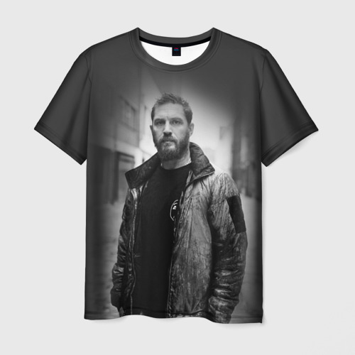 Мужская футболка 3D с принтом Tom Hardy, вид спереди #2