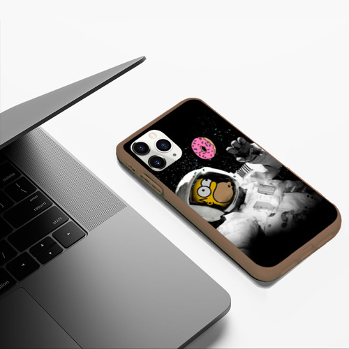 Чехол для iPhone 11 Pro Max матовый с принтом Space Homer, фото #5