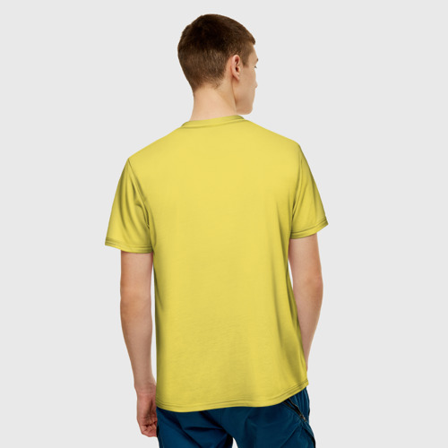 Мужская 3D футболка с принтом JavaScript, вид сзади #2