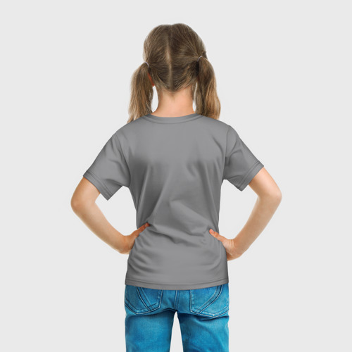 Детская футболка 3D с принтом Рыцарь, вид сзади #2