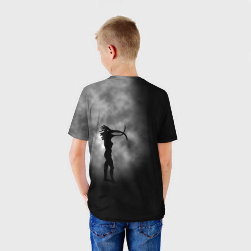 Детская футболка 3D с принтом Depeche Mode, вид сзади #2