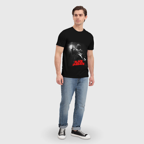 Мужская футболка 3D с принтом Black Sabbath, вид сбоку #3