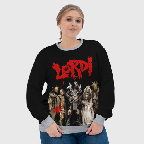 Женский свитшот 3D с принтом Lordi, фото #4