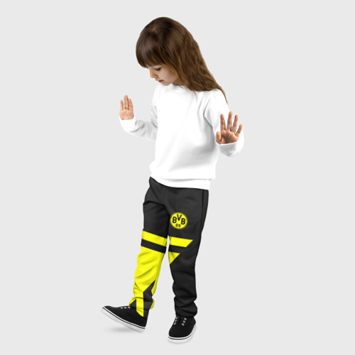 Детские брюки 3D с принтом BORUSSIA, фото на моделе #1