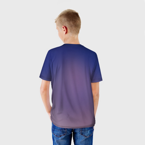 Детская футболка 3D с принтом Сейлор-Мун позирует, вид сзади #2