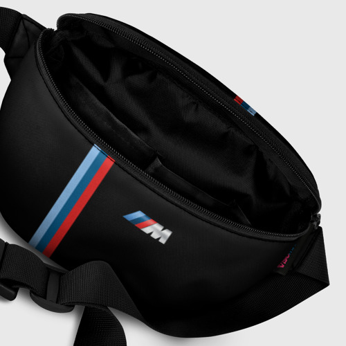 Поясная сумка 3D с принтом BMW BLACK COLLECTION | БМВ, фото #6