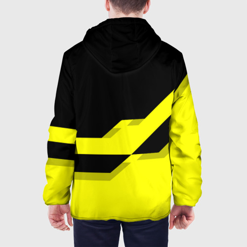 Мужская куртка 3D с принтом FC Borussia Dortmund  2018, вид сзади #2