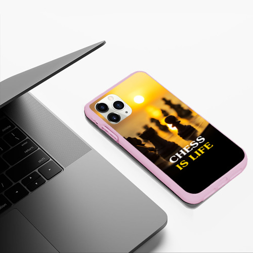 Чехол для iPhone 11 Pro Max матовый с принтом Шахматы - это жизнь, фото #5