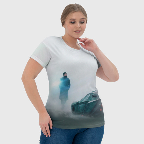 Женская футболка 3D с принтом Бегущий по лезвию, фото #4