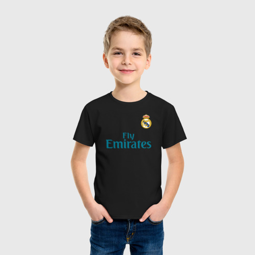 Детская футболка хлопок с принтом Гарет Бэйл Форма 2018, фото на моделе #1