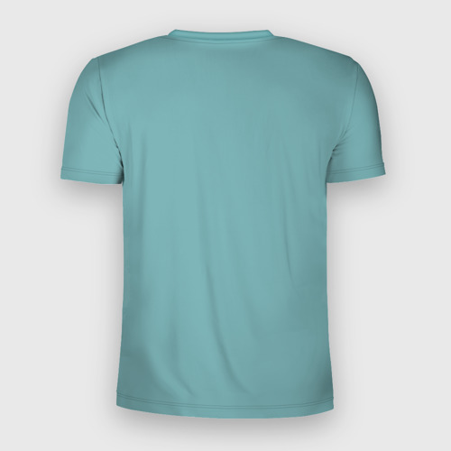 Мужская футболка 3D Slim с принтом Фрида, вид сзади #1
