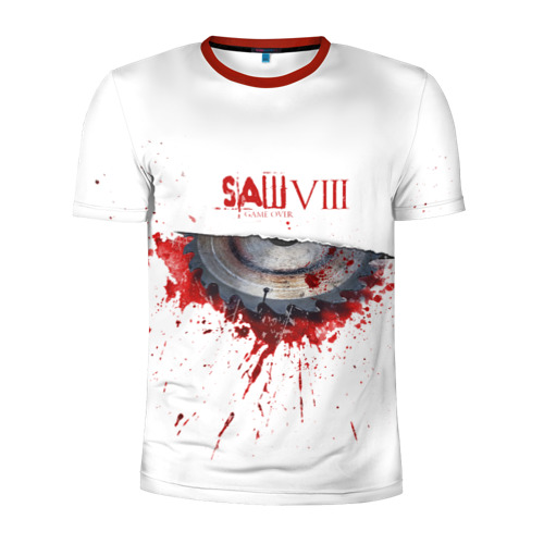 Мужская футболка 3D спортивная с принтом SAW VIII, вид спереди #2