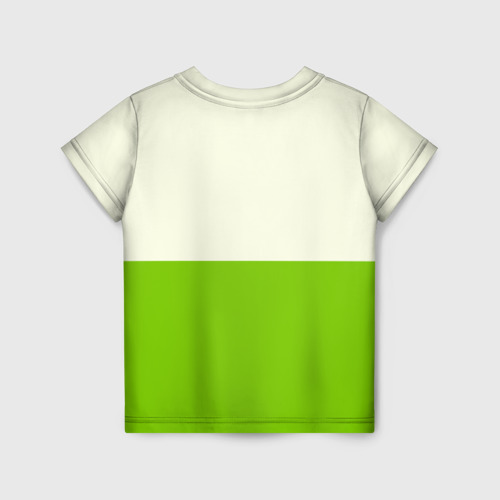 Детская 3D футболка с принтом Теннис, вид сзади #1