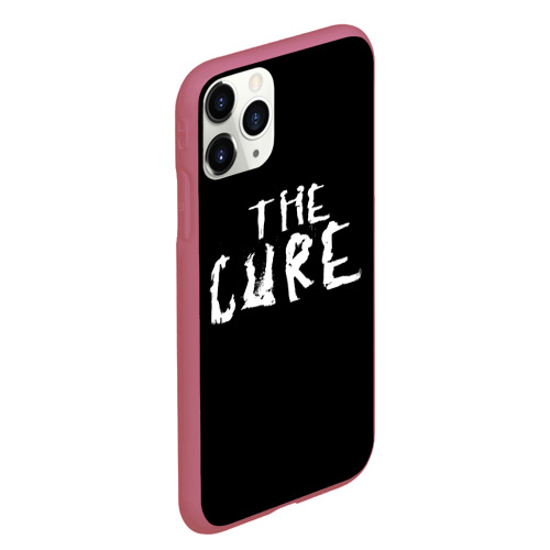 Чехол для iPhone 11 Pro Max матовый с принтом The Cure, вид сбоку #3