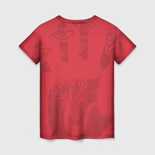 Женская футболка 3D с принтом The Cure, вид сзади #1