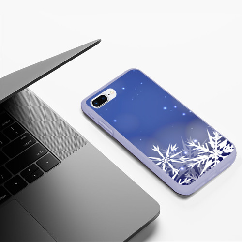Чехол для iPhone 7Plus/8 Plus матовый с принтом Зима, фото #5