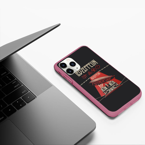 Чехол для iPhone 11 Pro матовый с принтом Led Zeppelin, фото #5