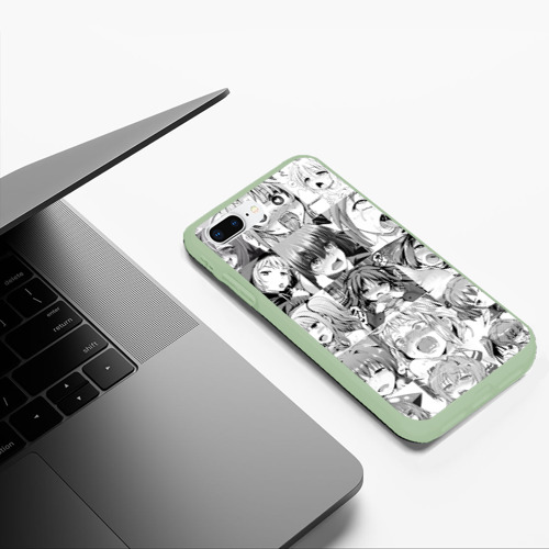 Чехол для iPhone 7Plus/8 Plus матовый с принтом Японская анимация компиляция, фото #5