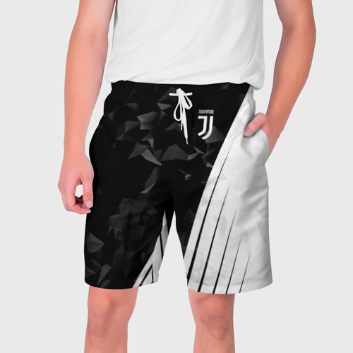 Мужские шорты 3D с принтом JUVENTUS / ЮВЕНТУС, вид спереди #2