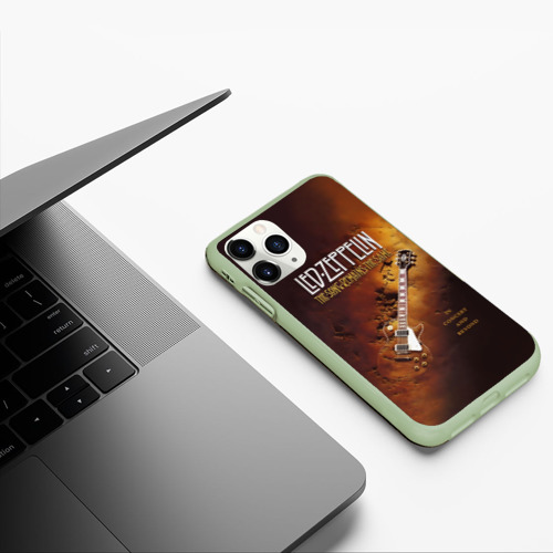 Чехол для iPhone 11 Pro матовый с принтом Led Zeppelin, фото #5