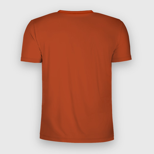 Мужская футболка 3D Slim с принтом Ленин Сталин, вид сзади #1