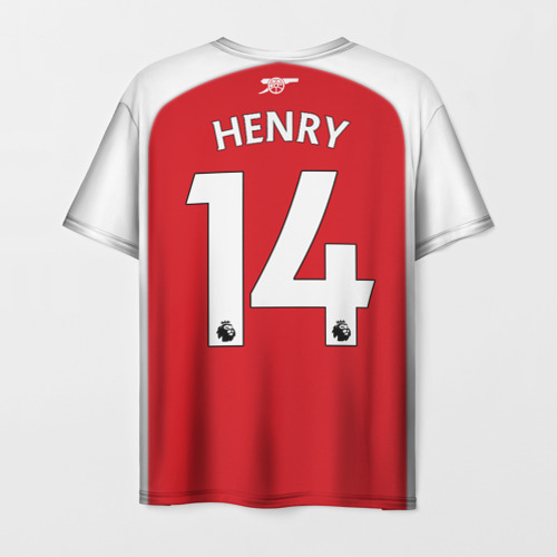Мужская футболка 3D с принтом Henry home 17-18, вид сзади #1