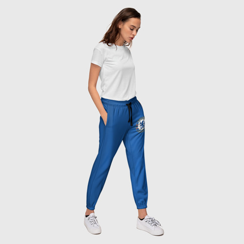 Женские брюки 3D с принтом Chelsea  2018 Элитная форма, вид сбоку #3