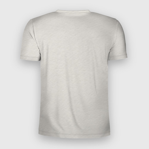 Мужская футболка 3D Slim с принтом Лабрадорарт, вид сзади #1