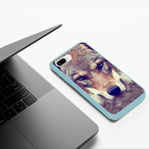 Чехол для iPhone 7Plus/8 Plus матовый с принтом Wolf, фото #5