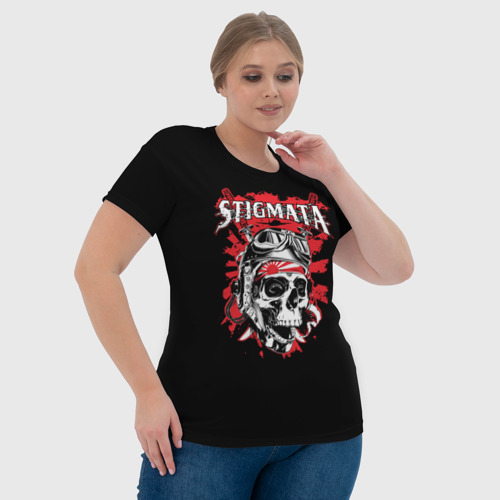 Женская футболка 3D с принтом Stigmata, фото #4