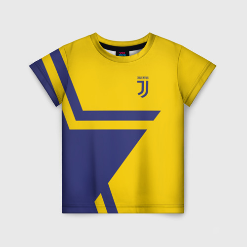 Детская футболка 3D с принтом Juventus 2018 STAR, вид спереди #2