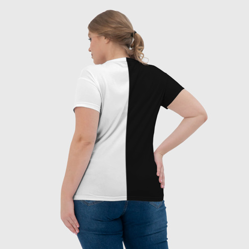 Женская футболка 3D с принтом Scorpions, вид сзади #2