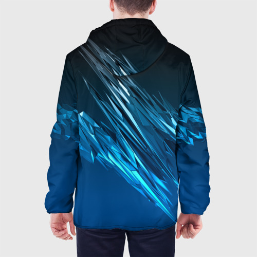 Мужская куртка 3D с принтом Frost cold collection, вид сзади #2