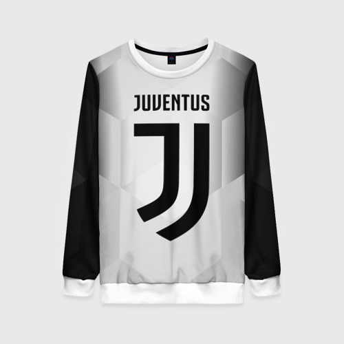 Женский свитшот 3D с принтом Juventus 2018 Original, вид спереди #2