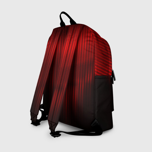 Рюкзак 3D с принтом AC Milan, вид сзади #1