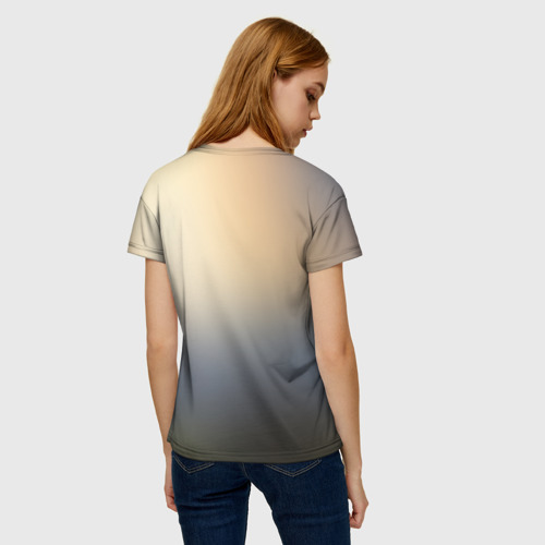 Женская футболка 3D с принтом Линк, вид сзади #2