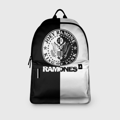 Рюкзак 3D с принтом Ramones, вид сбоку #3