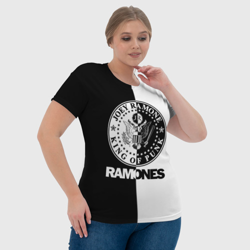 Женская футболка 3D с принтом Ramones, фото #4