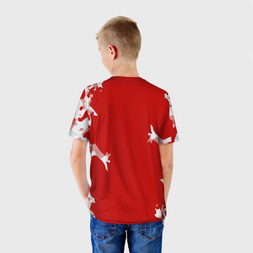 Детская 3D футболка с принтом ARSENAL ORIGINAL, вид сзади #2