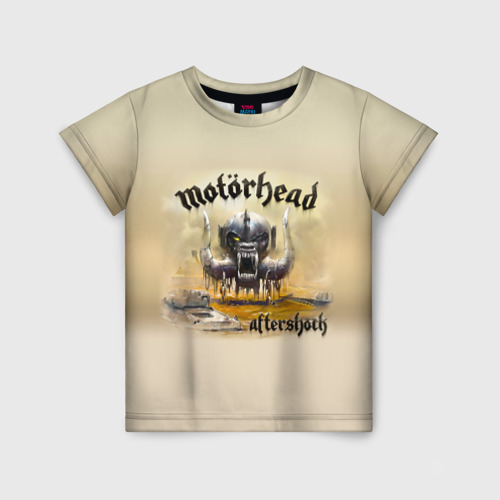 Детская футболка 3D с принтом Motrhead, aftershock, вид спереди #2