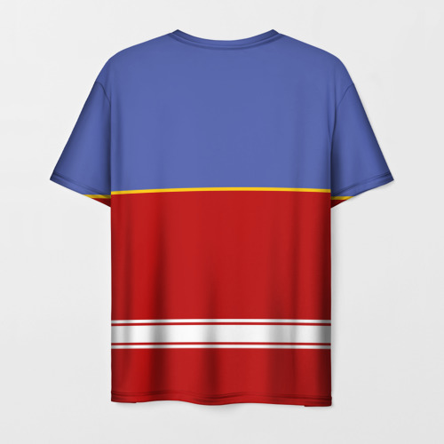 Мужская футболка 3D с принтом Хоккеист Иван, вид сзади #1