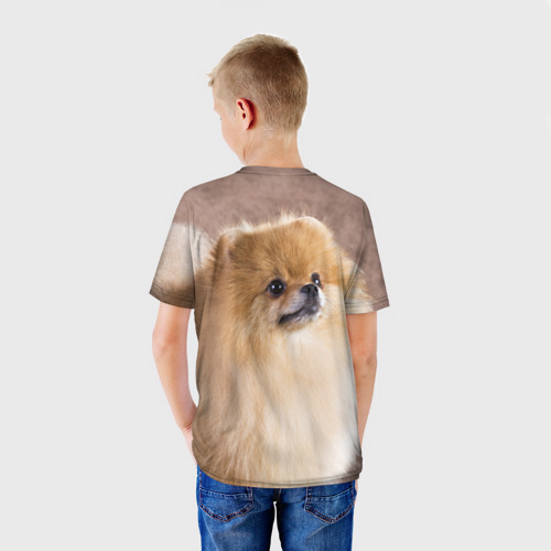 Детская футболка 3D с принтом Шпитс, вид сзади #2