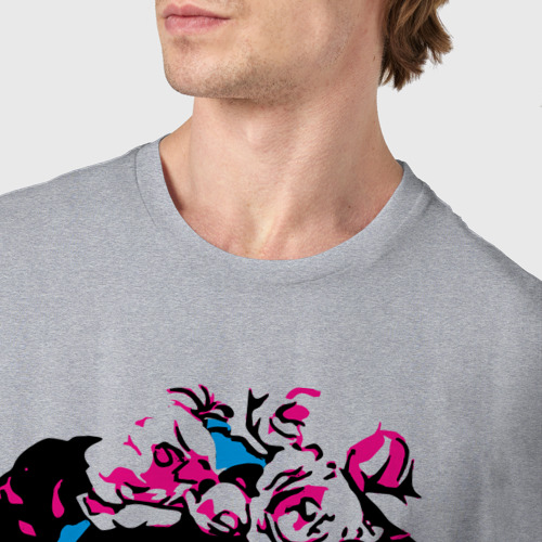 Мужская футболка хлопок с принтом Фрида Кало, фото #4